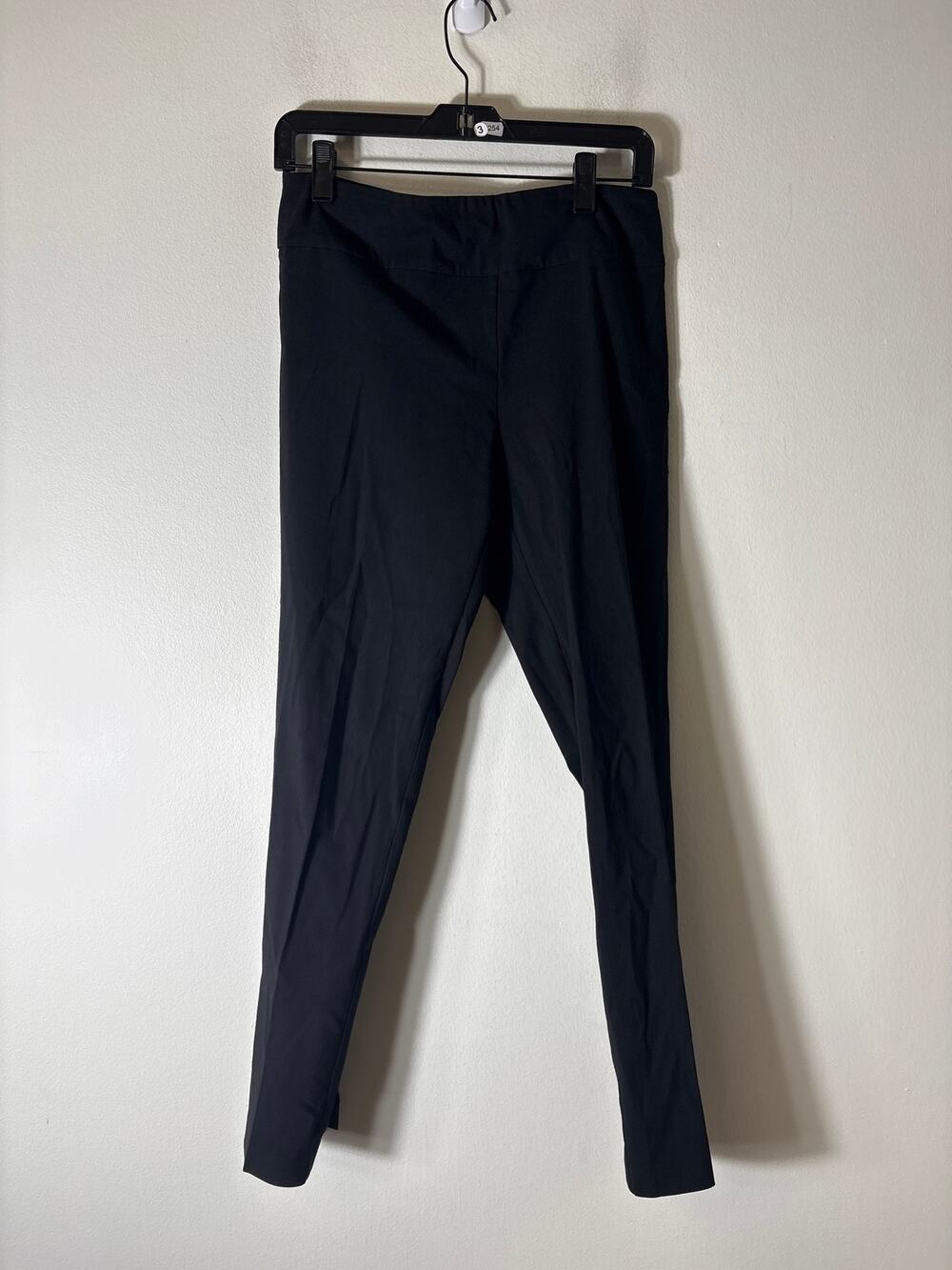 Elliot Lauren Black Pull On Straight Leg Ankle Pants Sz 8